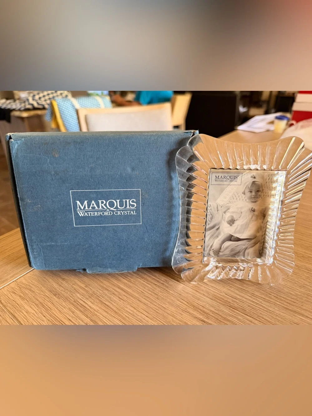 Marquis by Waterford Easton Clear Crystal Picture Frame 2 3/8 x 3 1/4 105191